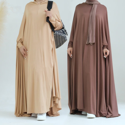 旅游参观连帽蝙蝠袖斗篷长袍女Arabic Women Robe