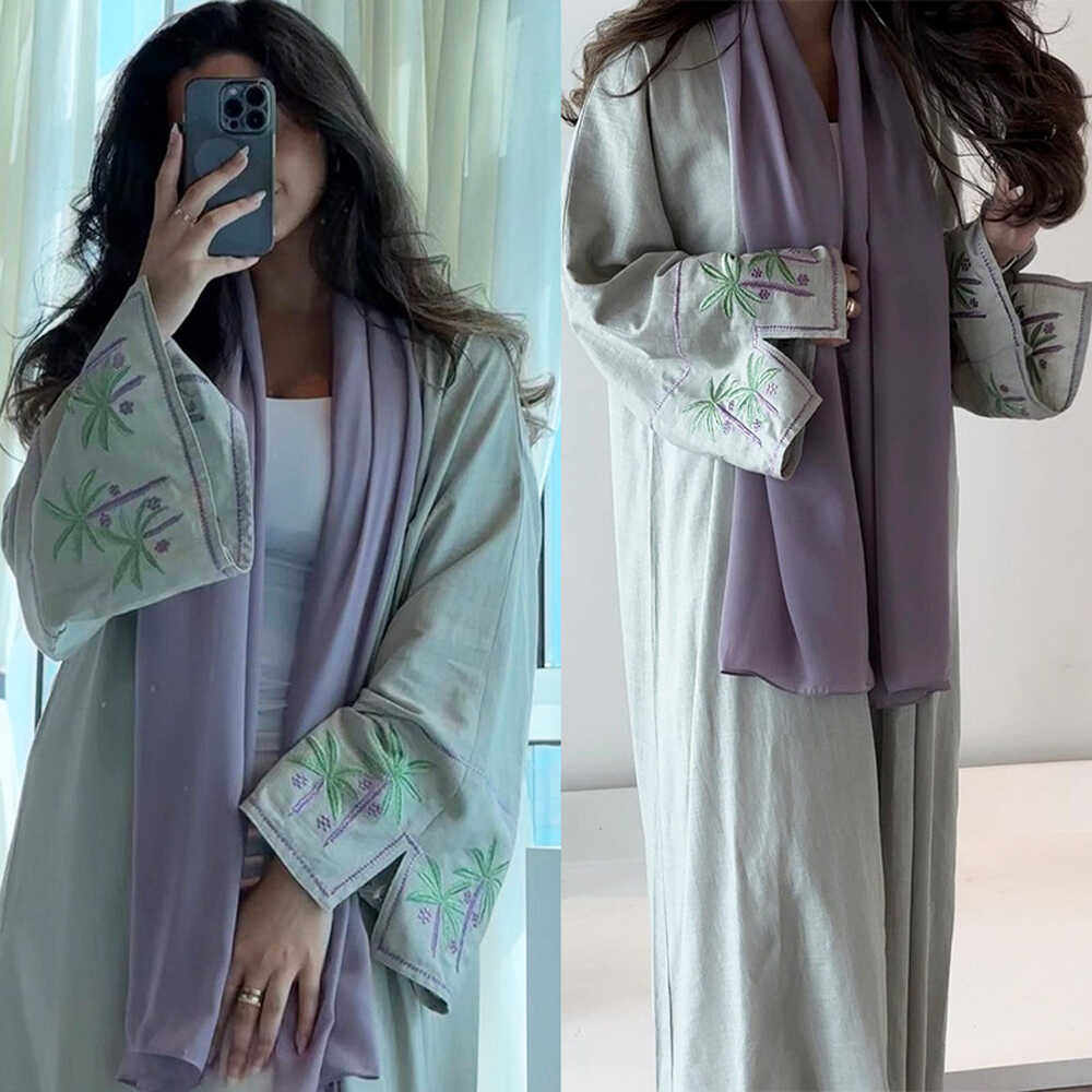 Open Robe 阿拉伯马来连衣裙