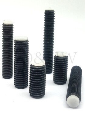 缓冲器胶头紧定螺丝TDA06 SBPP12-16/20-60聚缩醛 防滑胶头止动