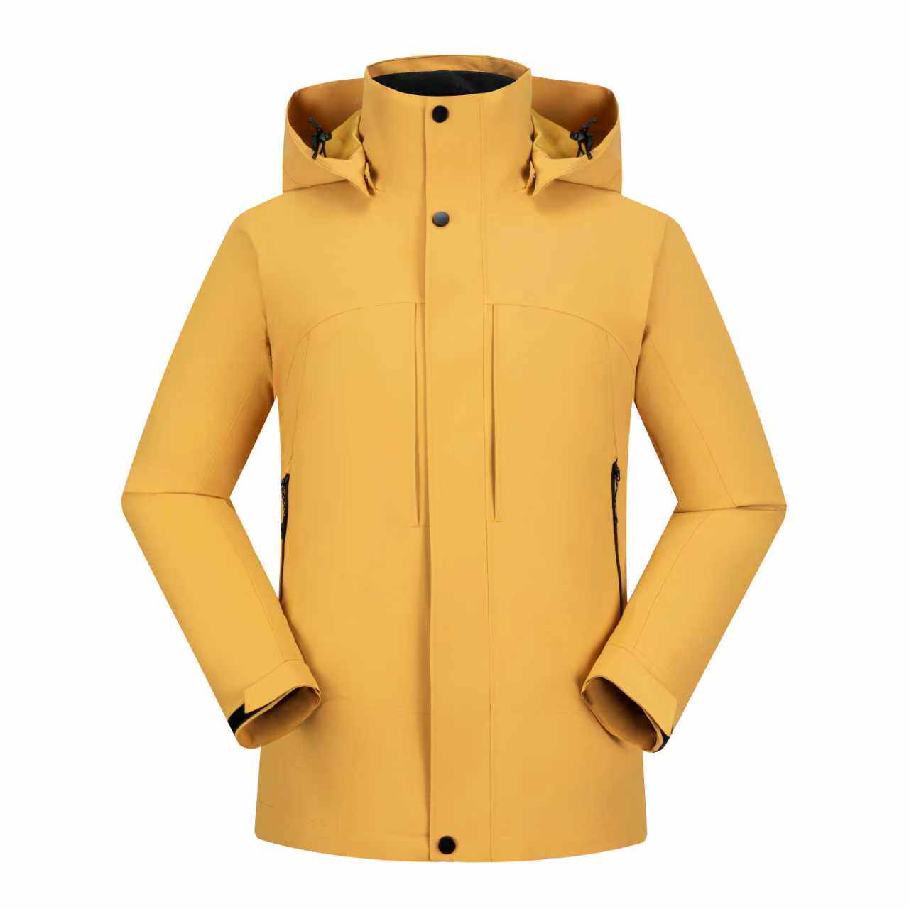 新款1010户外羽绒三合一冲锋衣男女款休闲防泼水可拆卸冲锋衣