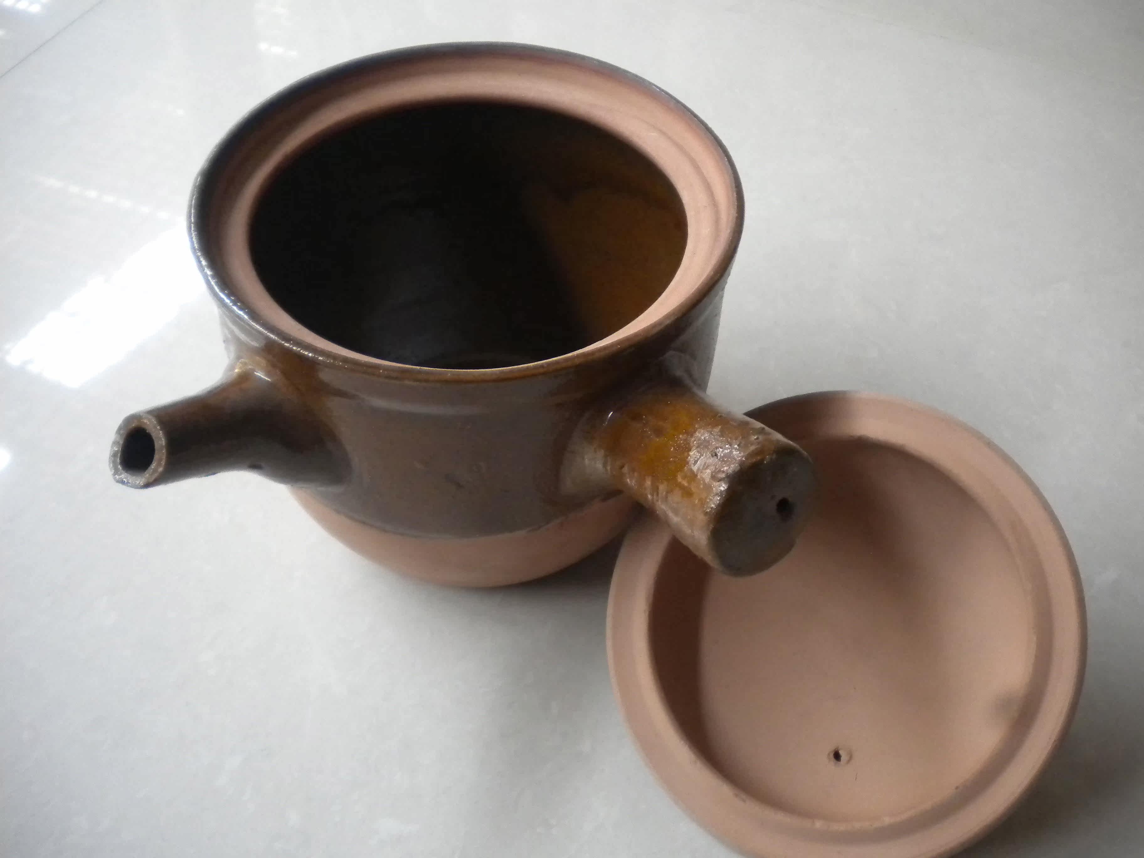 直销老式传统中药壶土陶药罐老式药壶煎药砂锅熬药砂锅土砂锅煎药