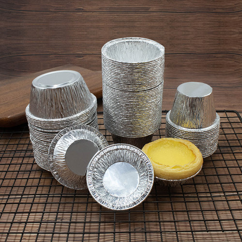 锡纸托蛋挞钵仔糕模具圆形菊花形