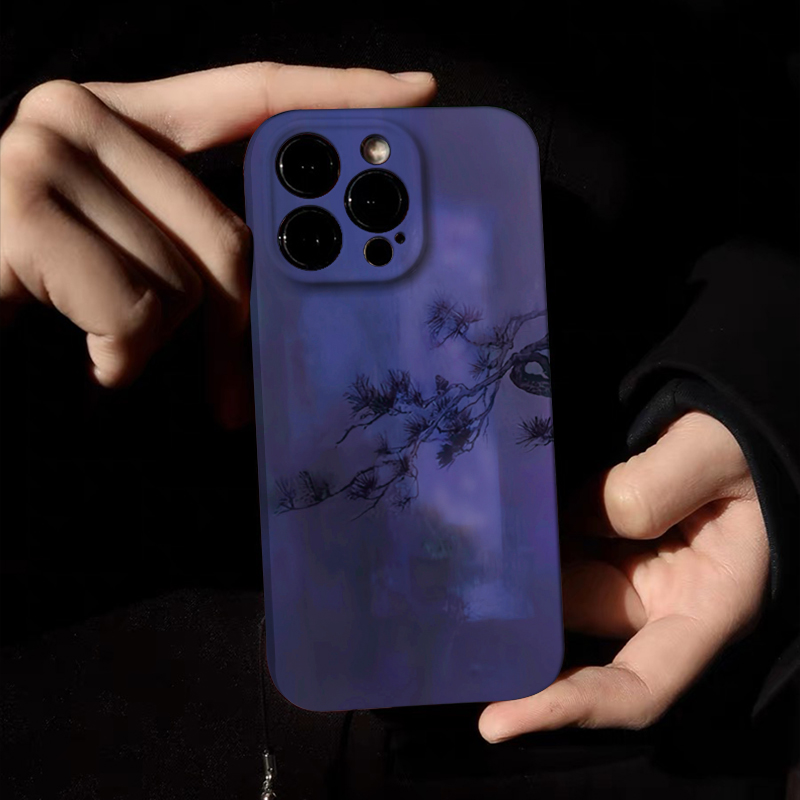新款松树适用于苹果华为小米14手机壳15个性情侣16iphone15promax安卓液态软壳14iphone13不撞款15pro