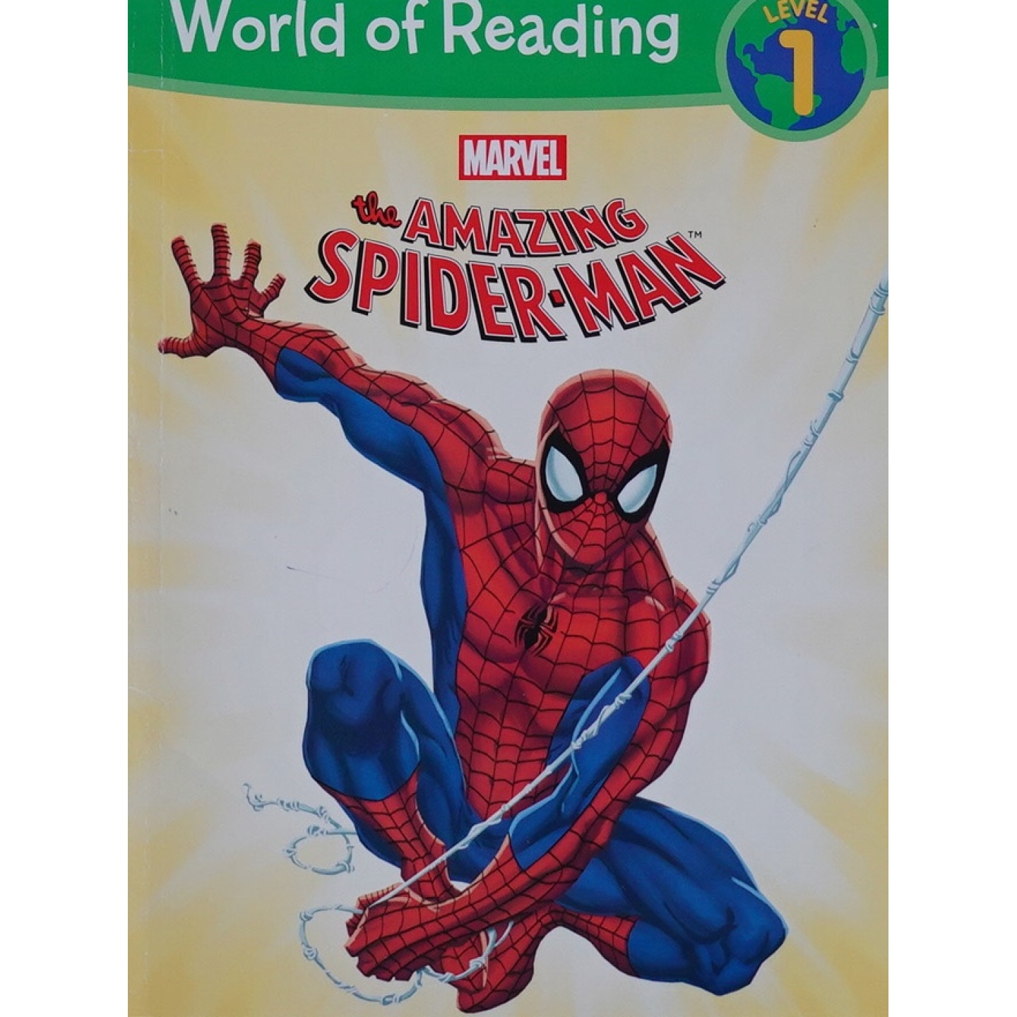 英语原版书阅读世界系列神奇蜘蛛侠SpiderMan绘本适合36岁儿童阅读漫威超级英雄主题简单句子重复词汇激发阅读兴趣早期英语启蒙