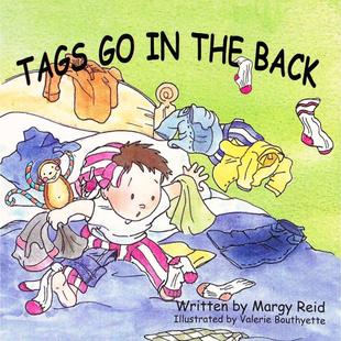 英语原版书标签向后绘本儿童生活技能独立穿衣幽默Story玛吉里德著瓦莱丽布赛特绘适合36岁亲子共读培养孩子自理能力