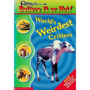 趣味科普讀物學樂出版 書英語科普繪本W(wǎng)orldsWeirdestCritters收錄全球最奇特動物趣聞適合710歲兒童閱讀 里普利信不信由你原版