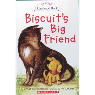 英语原版书我会读系列BiscuitsBigFriend绘本艾丽莎萨汀卡普西利温馨创作帕特斯科里斯生动插画讲述小狗饼干与大狗山姆的友谊故