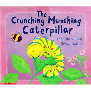 英语原版书嘎吱嘎吱的毛毛虫绘本Caterpillar自然科学成长故事亲子共读学乐出版社出品谢里登凯恩与杰克蒂克尔联袂创作色彩鲜艳