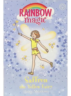 彩虹魔法系列原版英语绘本黄色仙子藏红花RainbowMagic讲述瑞秋和柯丝蒂寻找被困仙子的奇幻冒险故事适合710岁儿童培养友谊与团