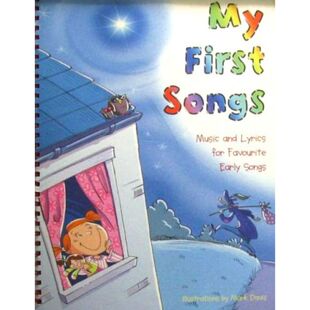 英语原版书MyFirstSongs绘本童谣亲子共读早教启蒙收录经典儿歌配以生动插图激发孩子音乐兴趣帮助学习语言和节奏适合02岁宝宝阅