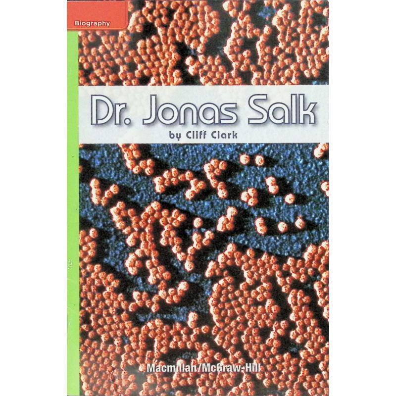 Dr Jonas Salk by Cliff Clark平装MacmillanMcGrawHill乔