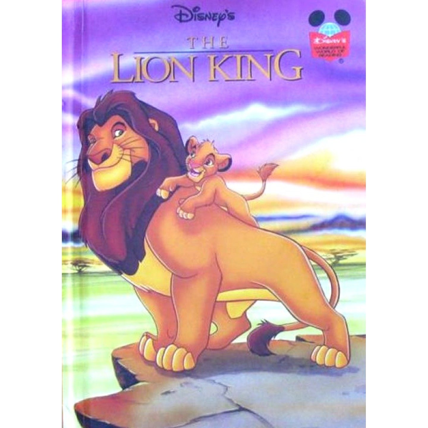 迪士尼奇妙阅读世界系列原版英语绘本狮子王DisneysTheLionKing经典冒险成长故事适合36岁亲子共读培养勇气与责任感精美插图引人