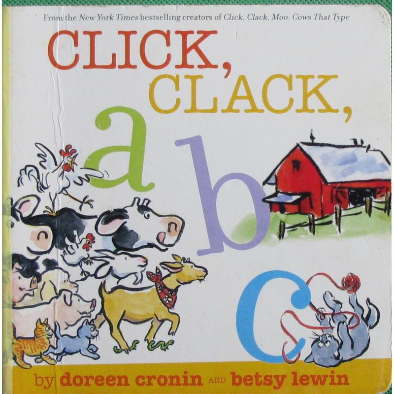 click clack abc (a click clack book) by doreen cronin木板书