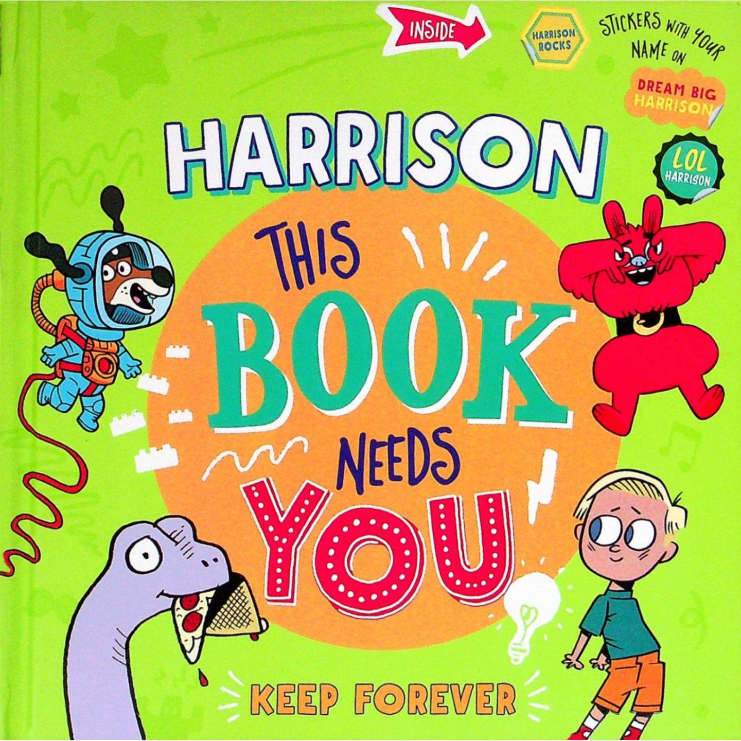 哈里森原版书ThisBookNeedsYou英语绘本激发创造力亲子共读适合36岁儿童涂色活动书培养表达能力和动手能力,书籍/杂志/报纸,儿童读物原版书,淘宝优惠券,粉丝福利购,淘宝优惠卷