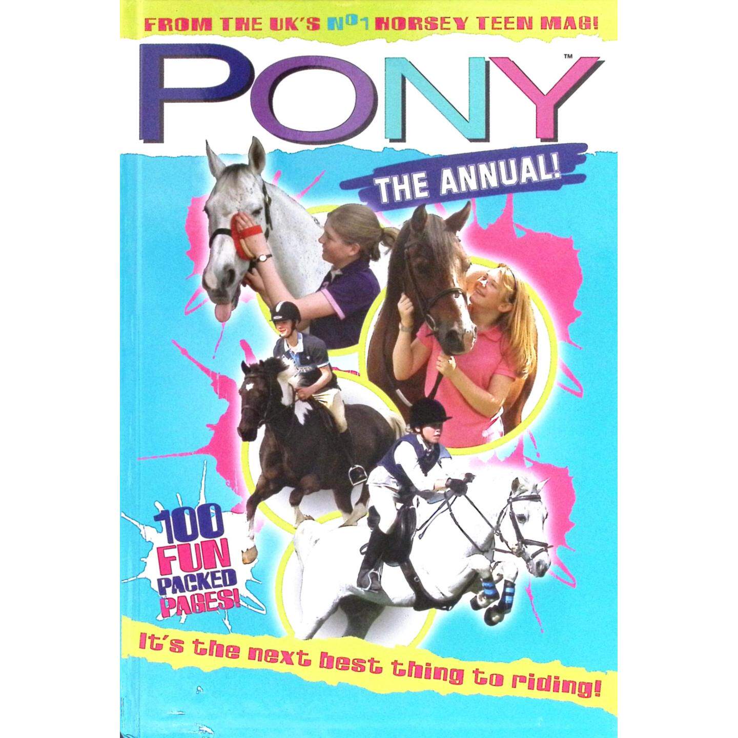 英语原版小马年刊PONY绘本儿童马术知识读物适合710岁孩子阅读包含骑马技巧小马故事等趣味内容帮助孩子学习马术知识
