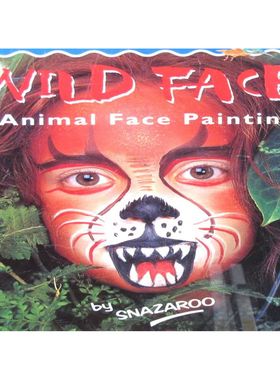 英语原版书AnimalFacePainting动物脸部彩绘艺术手工儿童读物由专业脸绘公司Snazaroo创作包含40多种动物面孔绘制方法适合710岁