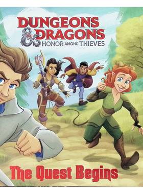 英语原版书侠盗荣耀任务开始Pictureback系列奇幻冒险绘本适合36岁儿童亲子共读根据电影龙与地下城改编激发想象力培养勇气责任