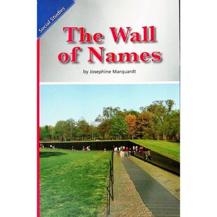英语原版书斯科特福斯曼阅读街系列TheWallofNames绘本适合710岁儿童阅读讲述越南战争纪念碑故事了解历史背景和设计理念培养社