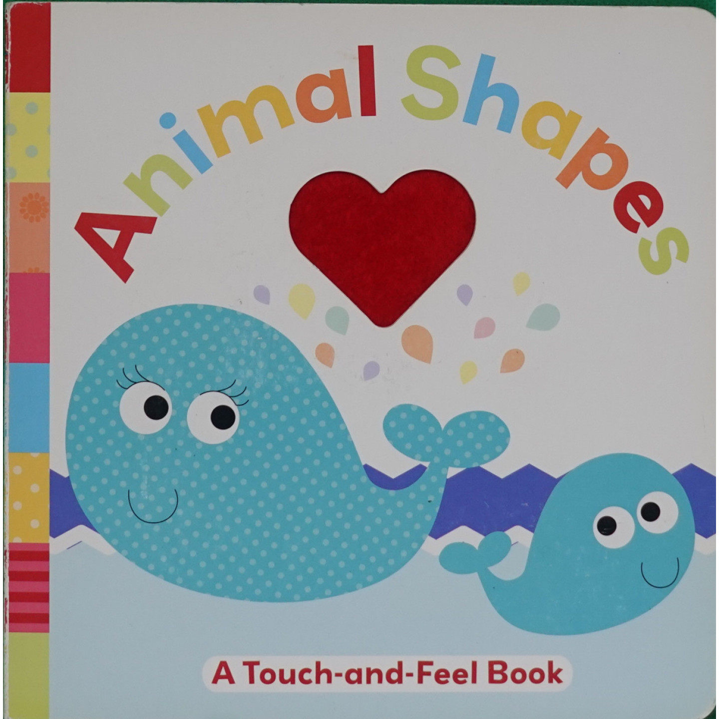 英文原版图书动物形状触感书