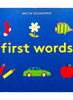 英语启蒙原版书FirstWords圣殿骑士系列02岁亲子共读彩色绘本书由布丽塔特肯特鲁普创作精美插画帮助幼儿学习基础词汇认识日常物