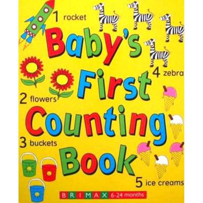 Baby\'s First Counting Book by Lorna Kent木板书Brimas宝宝的一次计数书