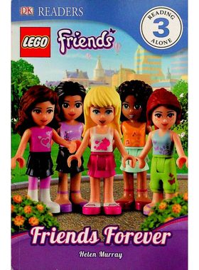 DK读本原版引进英语绘本永远的好朋友FriendsForever适合710岁小学生阅读的乐高主题友谊冒险故事海伦默里著培养团队合作与探索