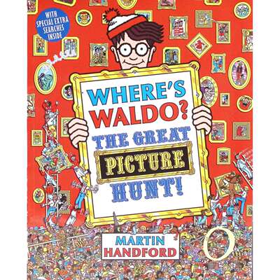 英文原版图书威利视觉发现游戏