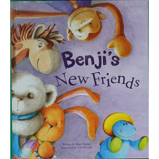 社出版 英语原版 温馨故事英国帕拉贡出版 新朋友Benji彩绘儿童故事书适合36岁亲子共读讲述友谊与冒险 引进绘本本吉