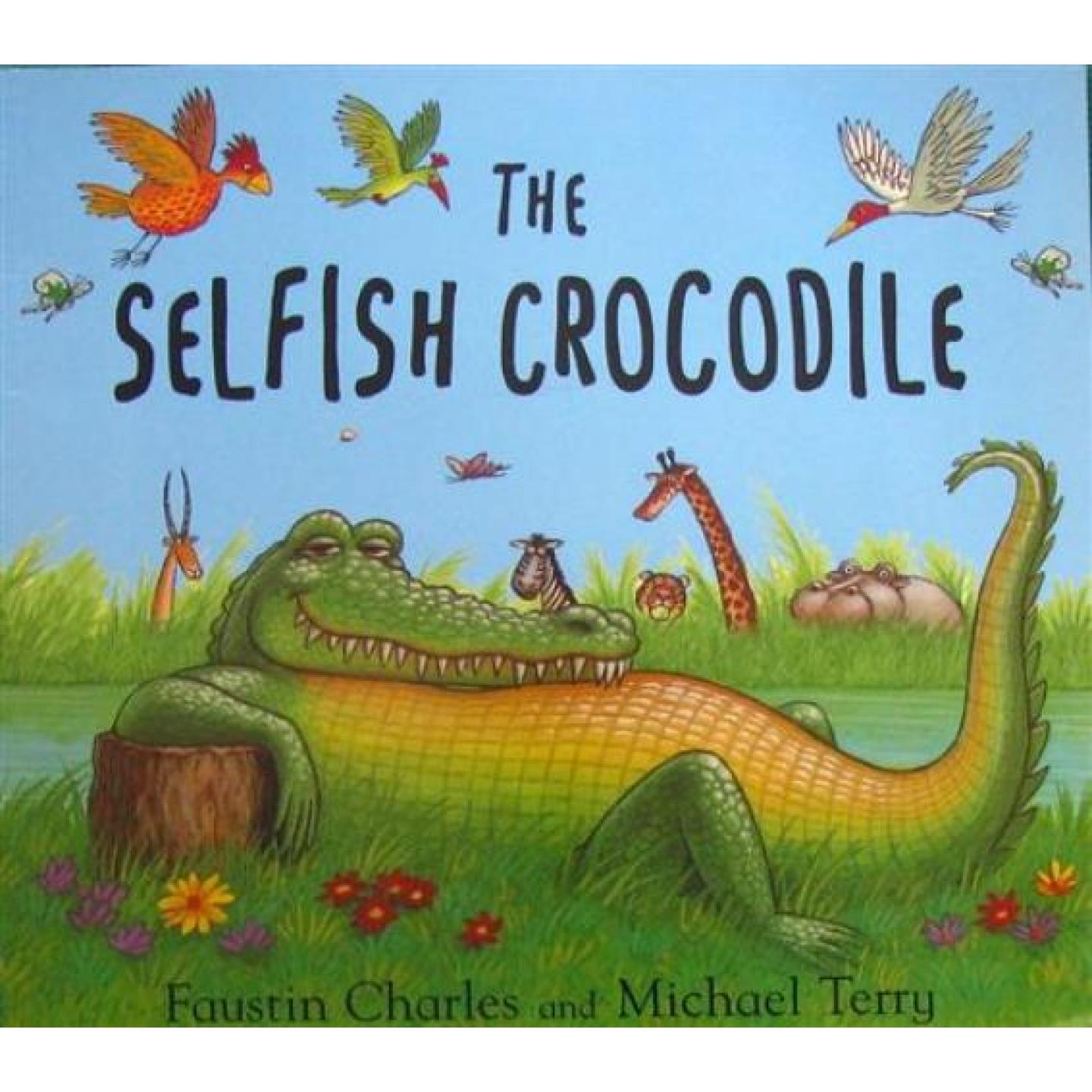 英文原版图书自私的鳄鱼绘本