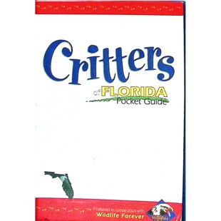 佛罗里达州生物袖珍指南原版书英语自然科普Critters系列彩色章节书介绍佛罗里达黑豹短尾猫等野生动物特征习性栖息地适合710岁