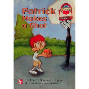 原版引进英语绘本帕特里克投篮讲述六岁男孩学习篮球的励志故事萨曼莎霍根著贾勒特克罗索茨卡绘适合36岁儿童培养运动精神与坚持