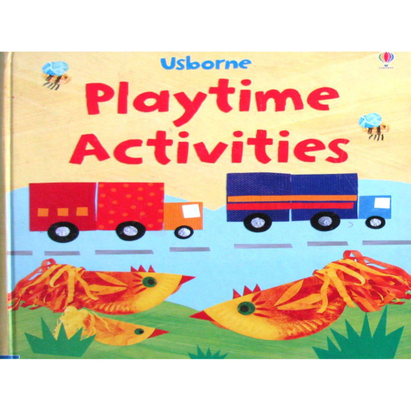 英语原版书PlaytimeActivities游戏时间活动绘本菲奥娜瓦特著艾丽卡哈里森绘厄斯本出版社出版适合36岁儿童亲子共读培养动手能力