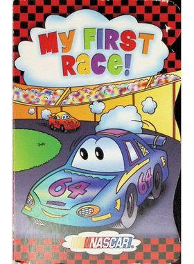 NASCAR原版书我的第一次比赛英语赛车绘本亲子共读罗杰阿迪莱托著宝拉E努恩绘适合36岁儿童阅读的结实纸板书通过生动故事和鲜
