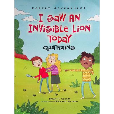 英文原版图书隐形狮子诗歌绘本