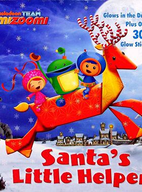 UMIZOOMI团队原版书圣诞节的小帮手英语亲子共读绘本书Santa适合710岁儿童阅读讲述UMIZOOMI团队在平安夜帮助圣诞老人完成任务的
