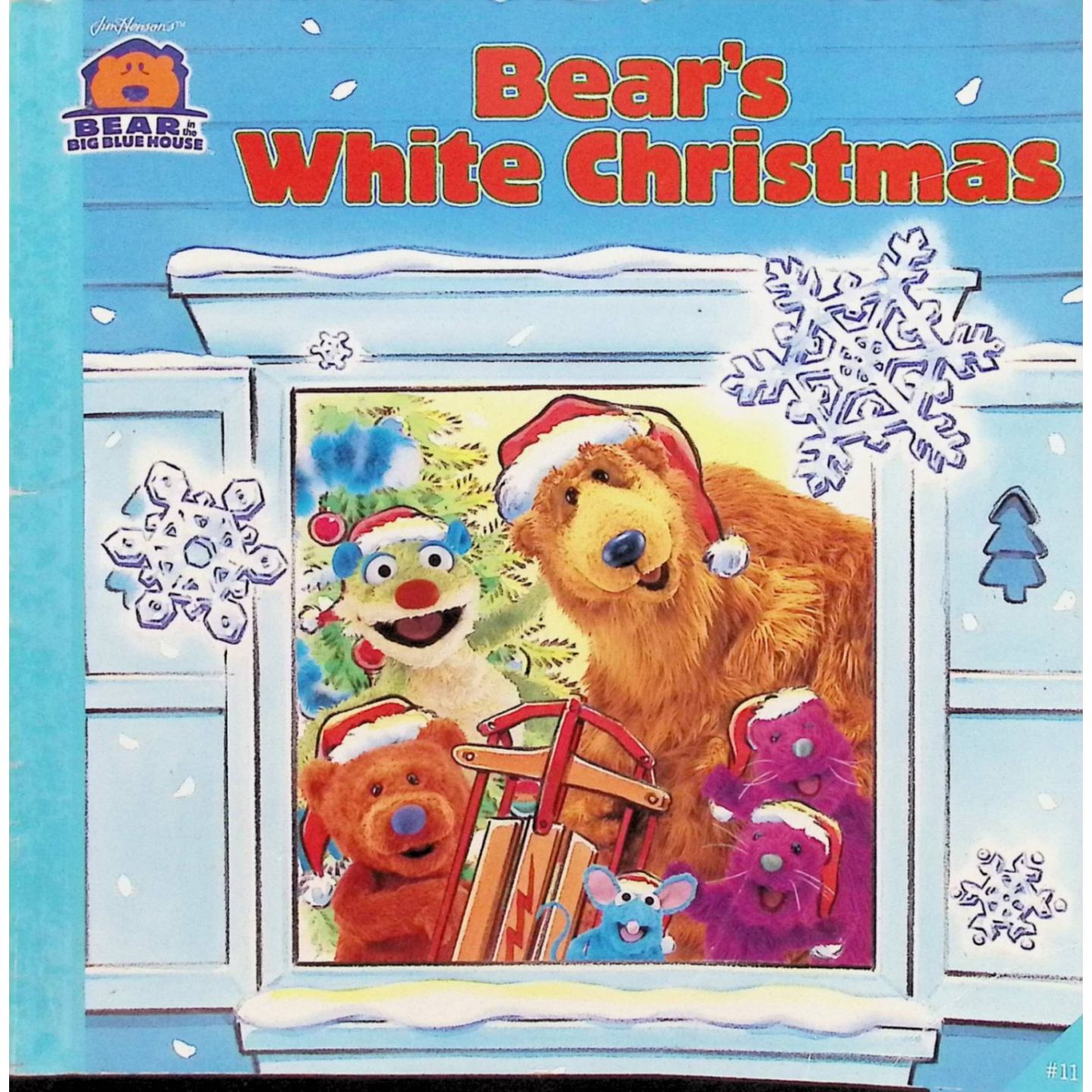 大蓝屋里的小熊原版书BearsWhiteChristmas英语绘本品亲子共读温馨圣诞故事凯瑟琳卢卡斯创作汤姆布兰农插画适合36岁学龄前儿童