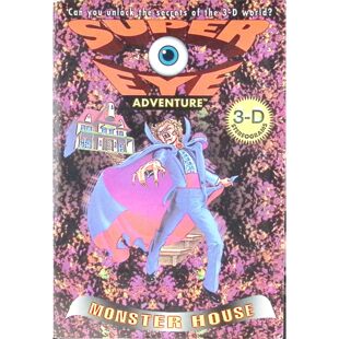 英语原版书超级眼力大冒险系列MonsterHouse鬼屋章节书适合710岁儿童阅读的恐怖冒险故事书内含20张三维立体图培养空间感知和逻