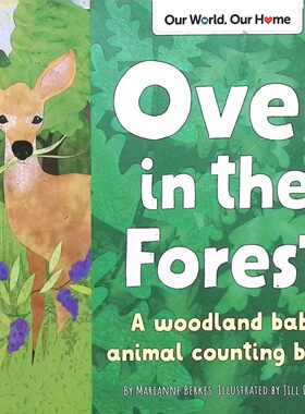 英语原版书森林深处OurWorld系列亲子共读动物数数绘本玛丽安娜伯克斯著吉尔杜宾绘彩色插画带领孩子认识森林动物学习1到10数字
