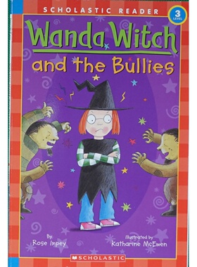 学乐阅读器系列英语原版绘本万达女巫与恶霸讲述小女巫万达用魔法解决校园问题的奇幻故事适合710岁儿童培养勇气和友谊的魔法启
