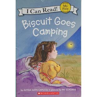 Alyssa Satin Schories平装 Biscuit Capucilli Camping Goes Pat Scholastic饼干去野营