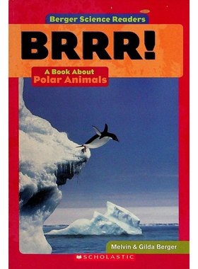 伯格科学读者系列原版英语科普读物BRRR极地动物彩色章节书适合710岁小学生阅读了解驯鹿帝企鹅等极地生物习性培养科学兴趣