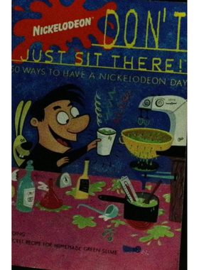 尼克儿童频道原版50Ways创意活动指南英语亲子互动游戏书包含50种充满创意和乐趣的活动如制作绿色史莱姆友谊手链和各种恶作