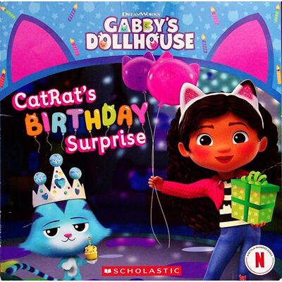 英文原版图书加比娃娃屋生日惊