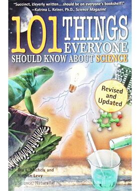 英语原版引进101Things科学绘本人人都应该知道的101个科学知识国家最佳图书奖决赛入围作品适合710岁青少年科普读物生物学化学