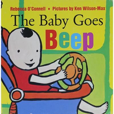 The Baby Goes Beep by Rebecca OConnell木板书Albert Whitman  Company婴儿发出哔哔声