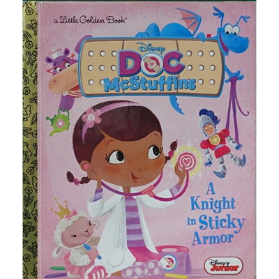 英文原版图书黏糊糊骑士小金书