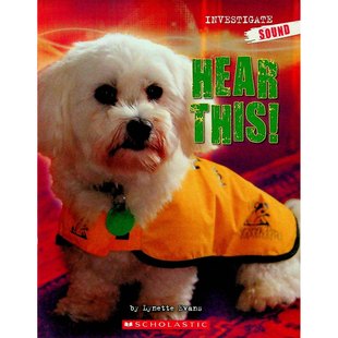 英语原版书HearThis探究声音系列儿童科普绘本听这个作者LynetteEvans用生动有趣的方式带领孩子探索声音的奥秘了解耳朵结构和功