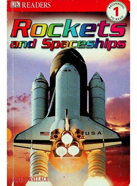 DK读者原版书火箭和宇宙飞船英语绘本Science探索太空适合36岁儿童亲子共读激发科学兴趣了解宇航员月球行星知识