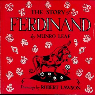 英语原版书费迪南的故事绘本亲子共读Classic门罗利夫著罗伯特劳森绘凯迪克奖得主作品36岁儿童文学图画书和平主义主题培养独立