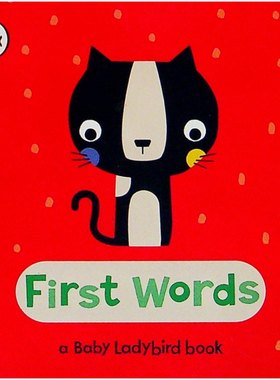 小瓢虫宝宝系列FirstWords原版英语启蒙绘本专为02岁宝宝设计通过简单图画和文字帮助宝宝认识常见物品动物和人物名称促进早期认